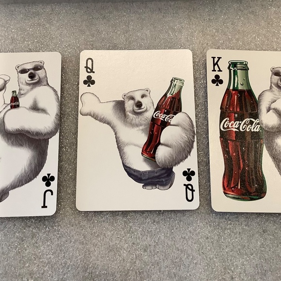 Vintage Coca Cola Polar Bear 1998 Playing Cards - Picture 5 of 7